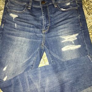 American eagle hi-rise super stretch jeans